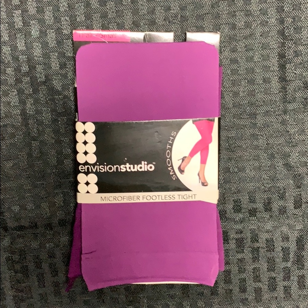 Envision Studio Microfiber Footless Tights Size S